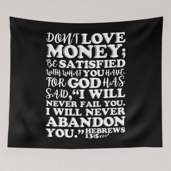 Item preview, Hebrews 13:5 designed and sold by plushism.