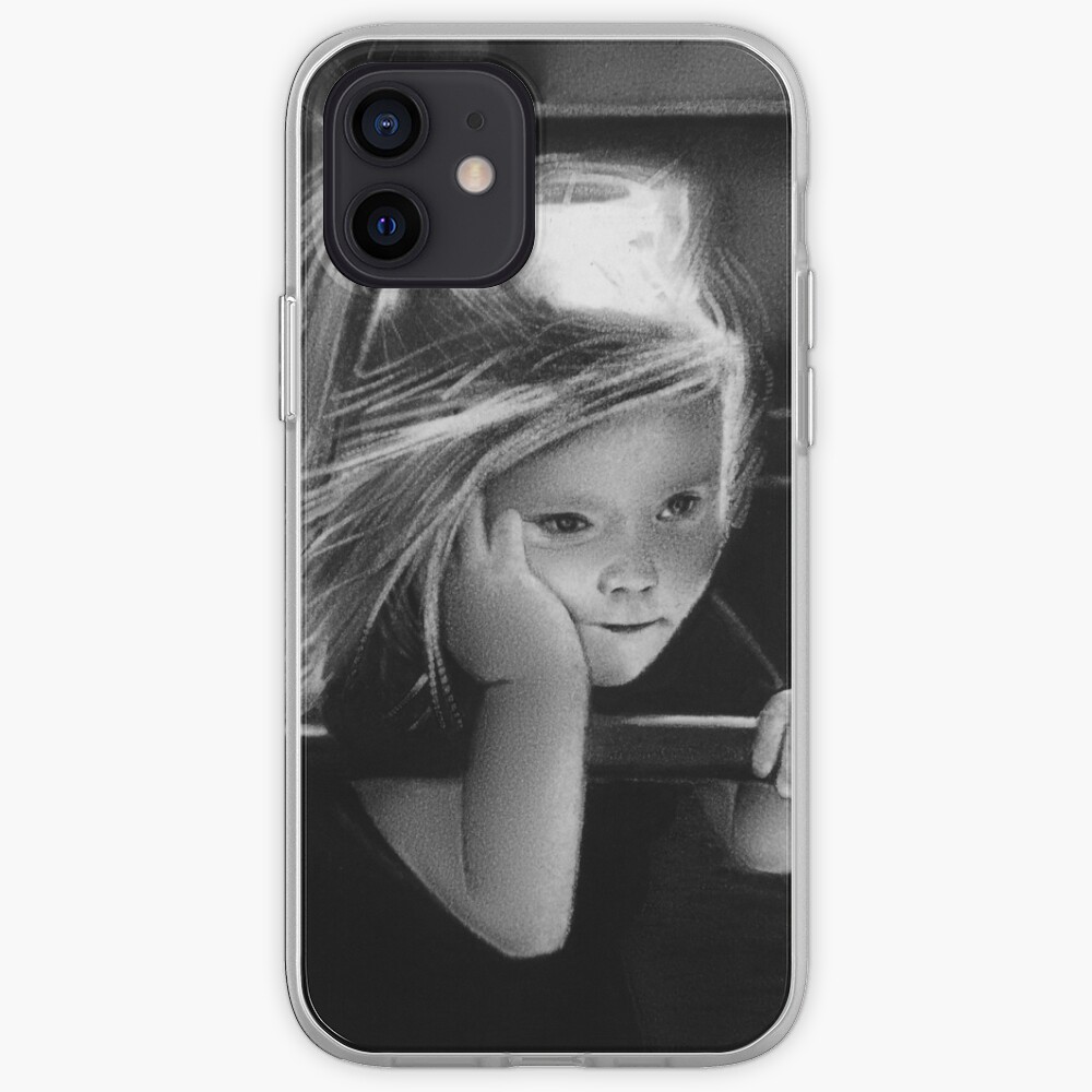 That one childhood playground that got torn down/you never saw again (charcoal drawing) iPhone Case & Cover