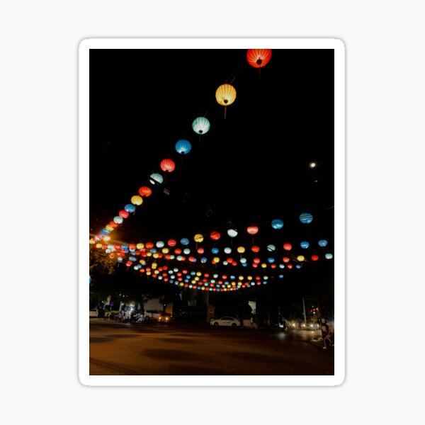 Hoi An Lanterns, Hoi An, Vietnam Sticker