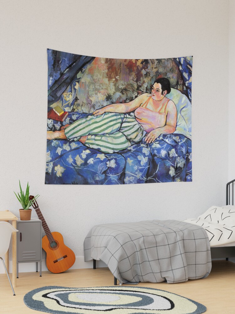 Tapestry for blue discount room