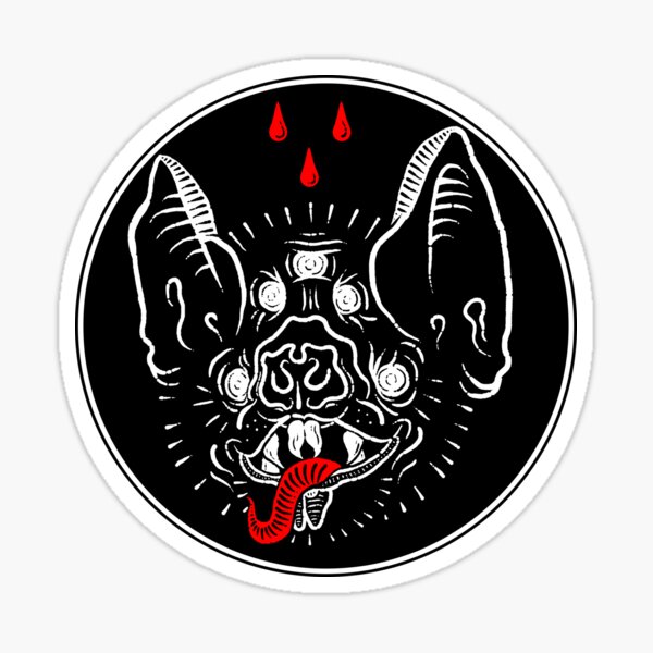 La chauve-souris vampire Sticker