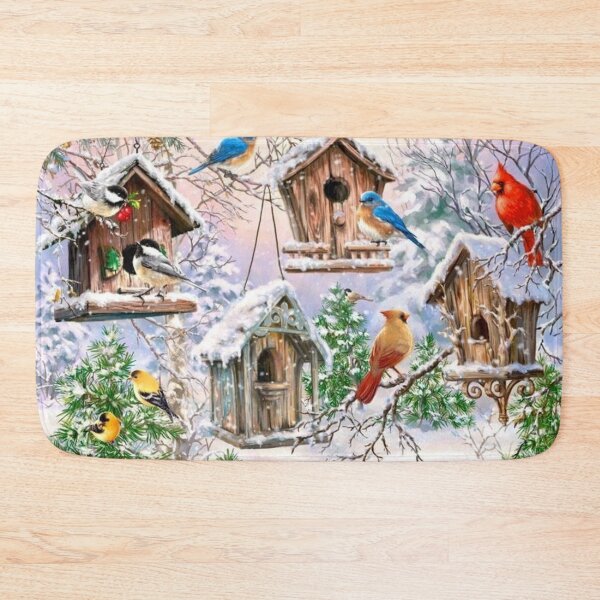 Item preview,  Drawing of those nests under the snow in winter at christmas time designed and sold by 42youbest.