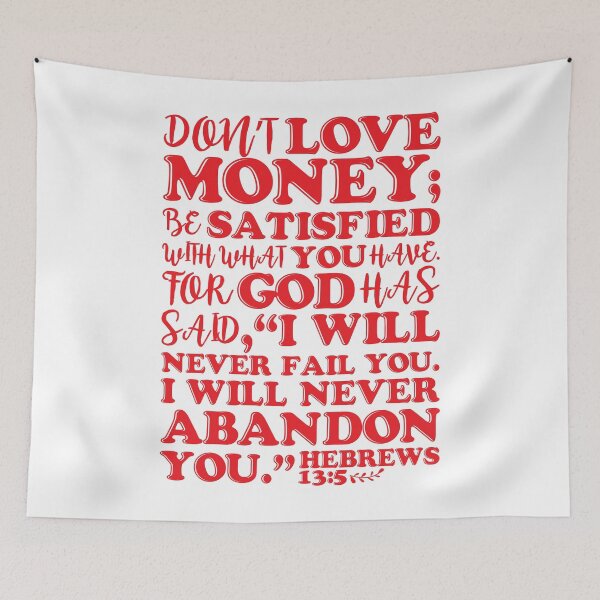 Item preview, Hebrews 13:5 designed and sold by plushism.