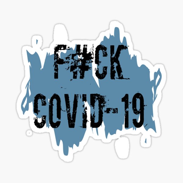 F # CK Covid-19 Sticker