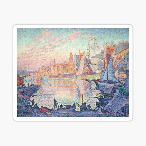 Item preview, Paul Signac - The Port of Saint-Tropez (1899) designed and sold by HistoryRestored.