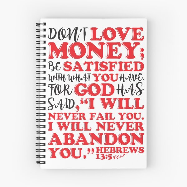 Item preview, Hebrews 13:5 designed and sold by plushism.