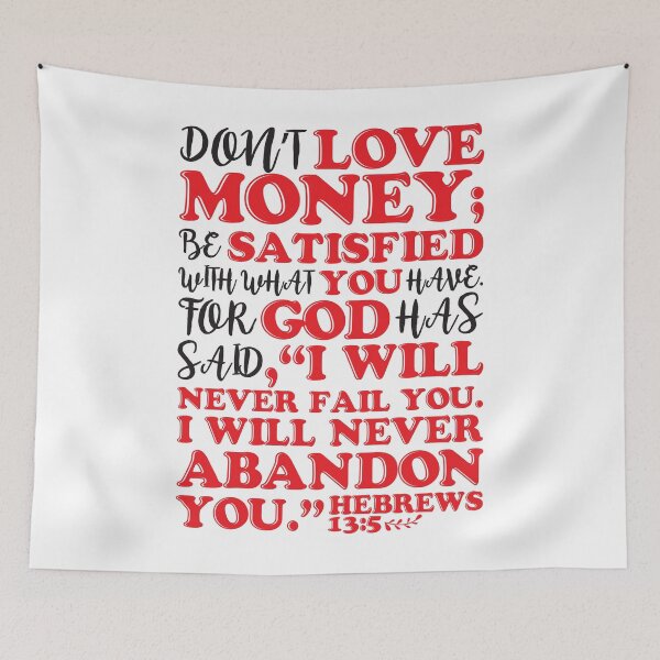 Item preview, Hebrews 13:5 designed and sold by plushism.