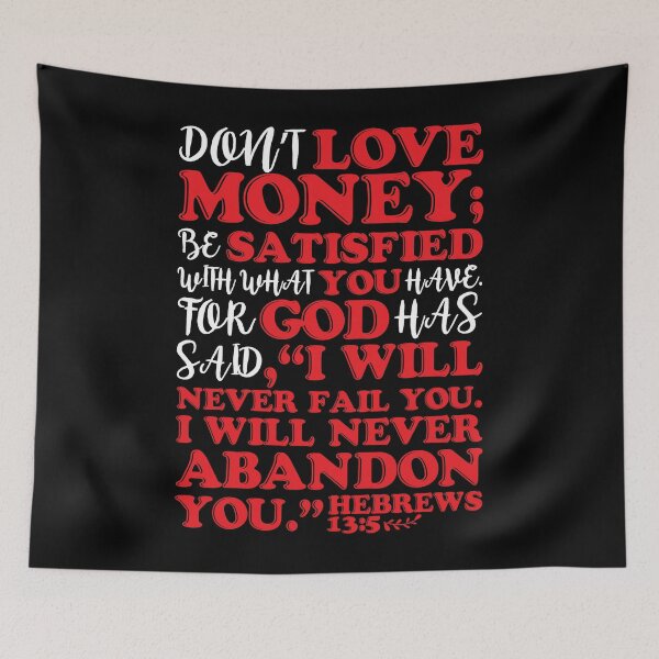 Item preview, Hebrews 13:5 designed and sold by plushism.