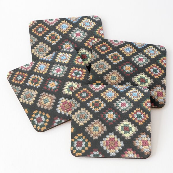 Item preview, Crocheted Granny square blanket 2 designed and sold by MeluCrochet.