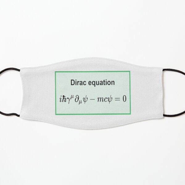 Dirac equation #Dirac #equation #DiracEquation #Physics Kids Mask