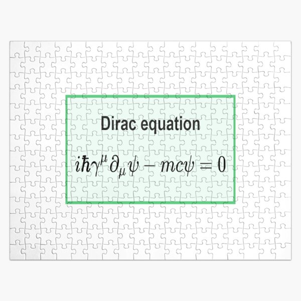 Dirac equation #Dirac #equation #DiracEquation #Physics Jigsaw Puzzle