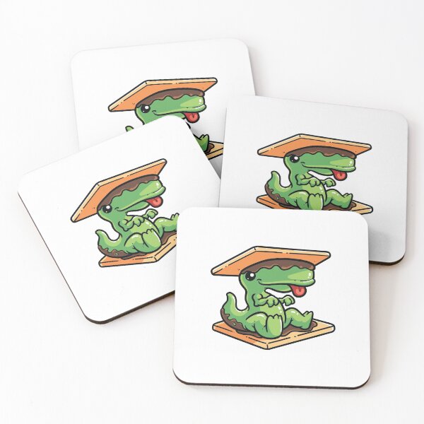 Item preview, Cute dinosaur as a s'more - dinosmore designed and sold by kickingdesigns.