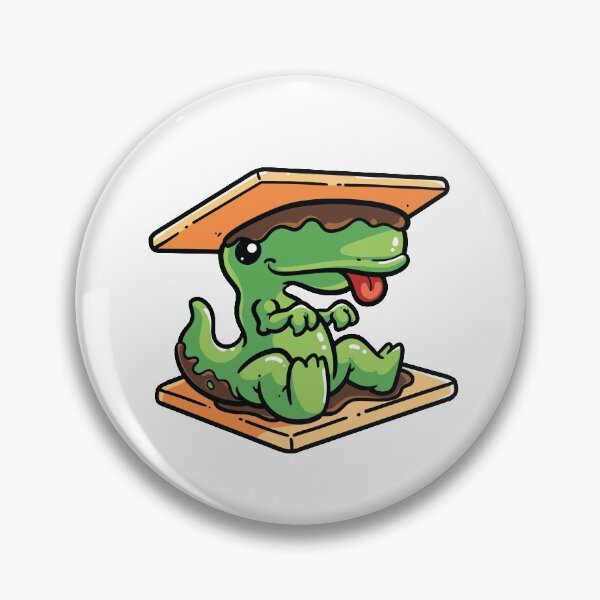 Item preview, Cute dinosaur as a s'more - dinosmore designed and sold by kickingdesigns.