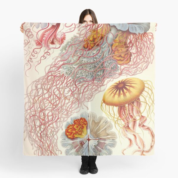 Jellyfish - Ernst Haeckel Scarf