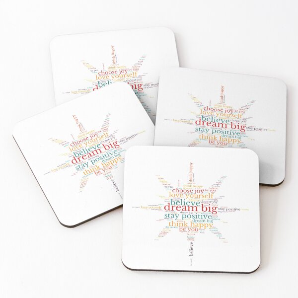 Item preview, Motivational WordArt Pattern Star Shape Multicolor  designed and sold by fotografixgal.
