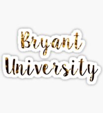Pegatina Bryant University Confetti Print