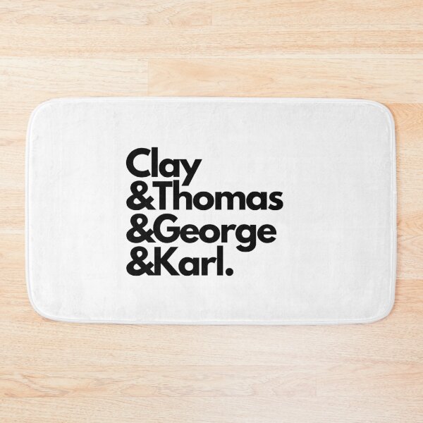 Item preview, Clay & Thomas & George & Karl- Black designed and sold by Vaishnavi Deo.