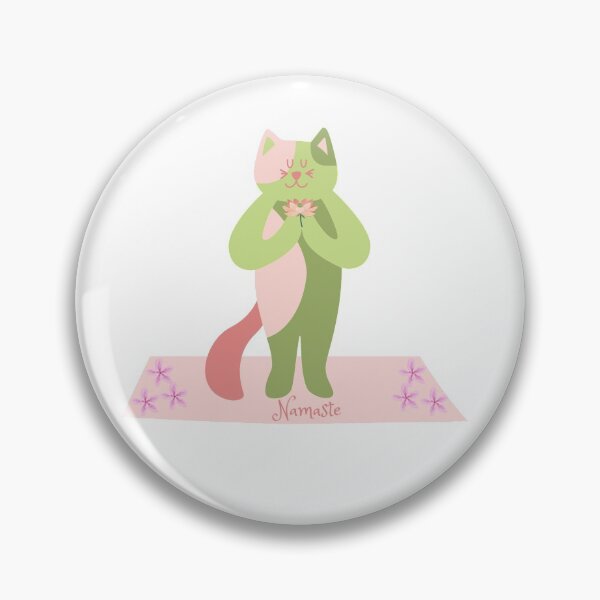 Item preview, Namaste Yoga Cat designed and sold by Just-Cats.