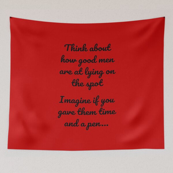 Item preview, How good men are at lying on the spot (Black-Red) - designed and sold by Printerially.