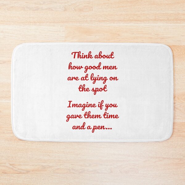 Item preview, How good men are at lying on the spot (Red-White) - designed and sold by Printerially.