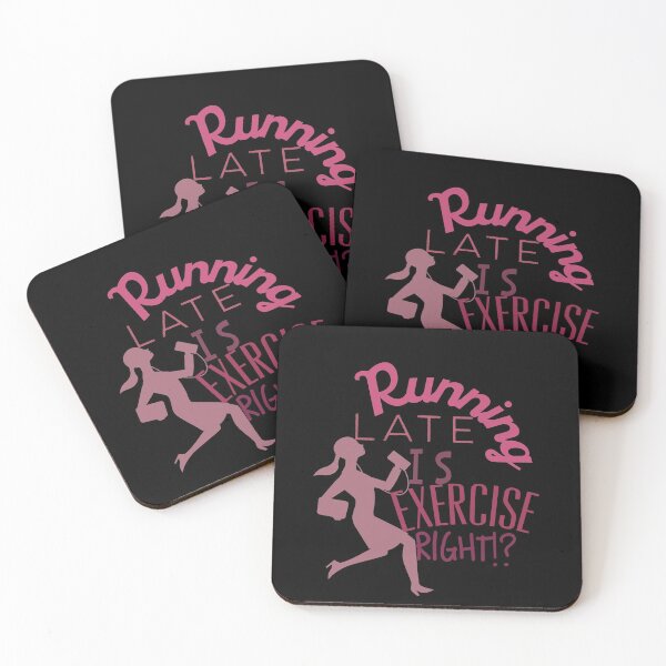 Item preview, Running late is exercise right!? designed and sold by Lavannya.
