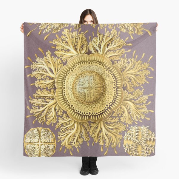 Discomedusae - Ernst Haeckel Scarf