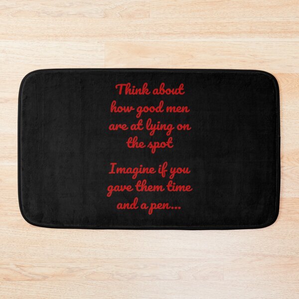 Item preview, How good men are at lying on the spot (Red-Black) - designed and sold by Printerially.