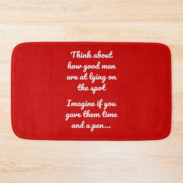 Item preview, How good men are at lying on the spot (White-Red) - designed and sold by Printerially.