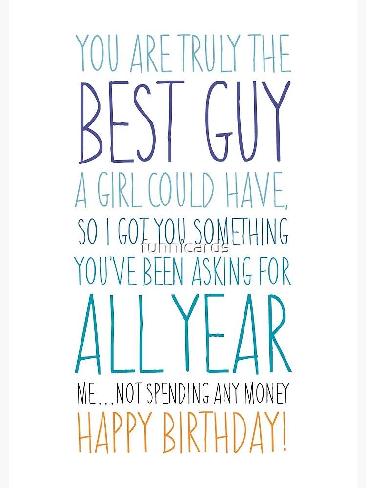 Funny best sale birthday boyfriend