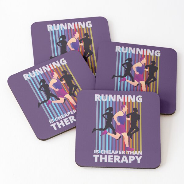 Item preview, Running is Cheaper than Therapy designed and sold by EvaWolf.