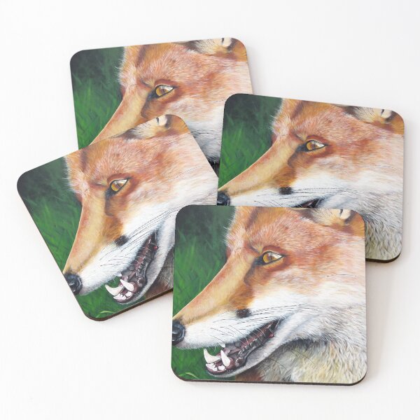 Item preview, Reynard the fox with blood on his lip. designed and sold by janesg.