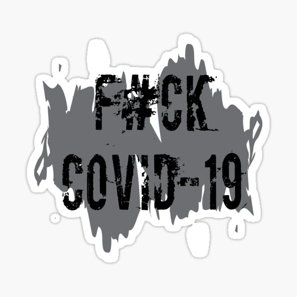 F # CK Covid-19 Sticker