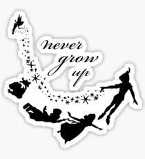 never grow up Sticker