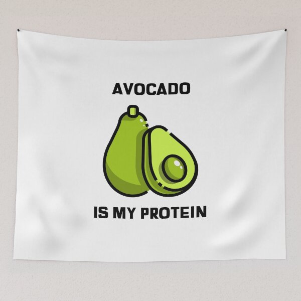 Item preview, Avocado is my protein designed and sold by Kaupasi.