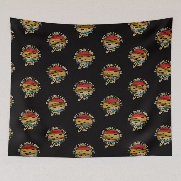 Item preview, I’m Not Single I Have My Fish Vintage Retro 1970s Fish designed and sold by Dan66.
