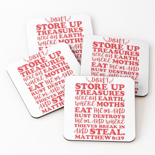 Item preview, Matthew 6:19 designed and sold by plushism.