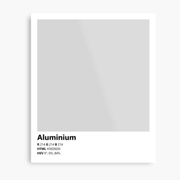 Aperçu de l'œuvre Nuancier / carte de couleur (aluminium) créée et vendue par Pestorian.