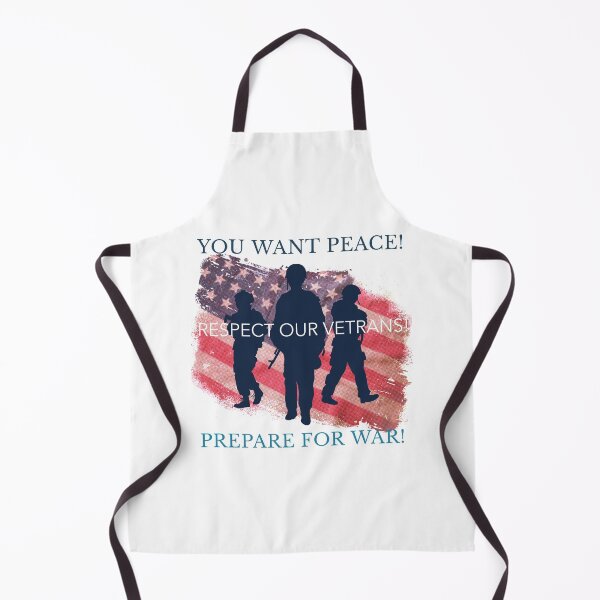Item preview, RESPECT OUR VETRANS, PEACE AND WAR, PREPARE ME, VETRANS FLAG, designed and sold by R B Chrystal.