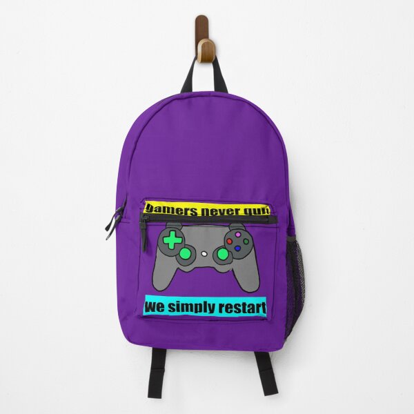 Item preview, gamers never quit we simply restart designed and sold by sarina G.