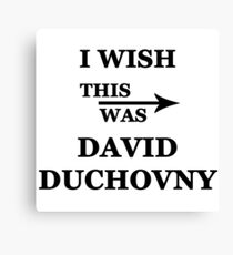 I wish this was David Duchovny Canvas Print