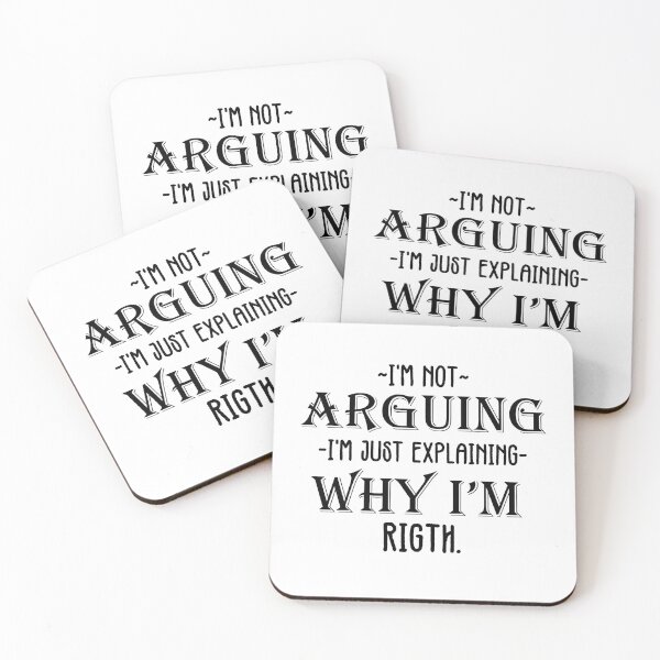 Item preview, I'm Not Arguing I'm Just Explaining Why I'm Right designed and sold by shaakir.