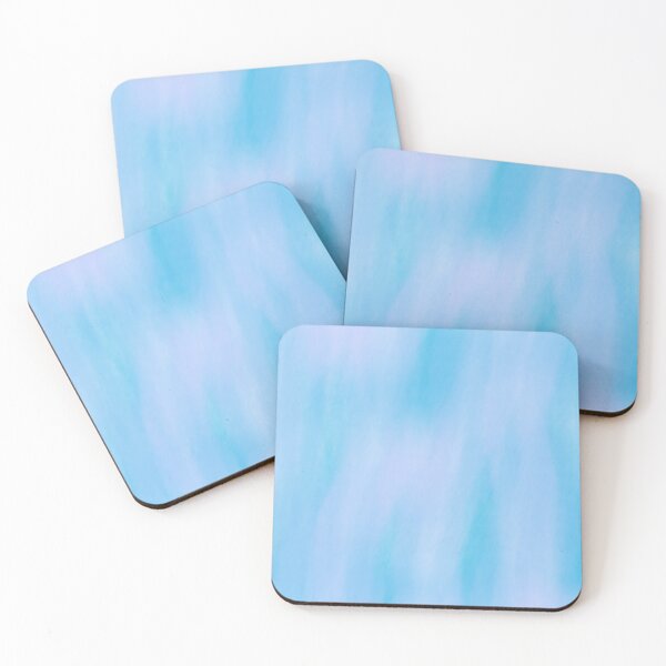 Flowy blue Coasters (Set of 4)