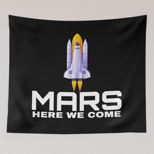 Item preview,  Mars Here We Come Colonize Space Travel 23 designed and sold by ASsi-Eve.