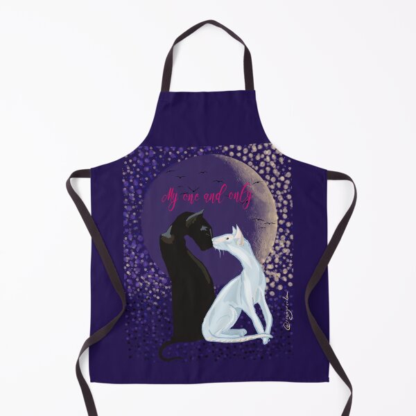 Item preview, My one and only. Oriental cats couple. Valentines day cat lover gift designed and sold by orangerinka.