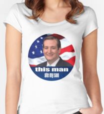 Ted Cruz is a monster 2016 Women's Fitted Scoop T-Shirt