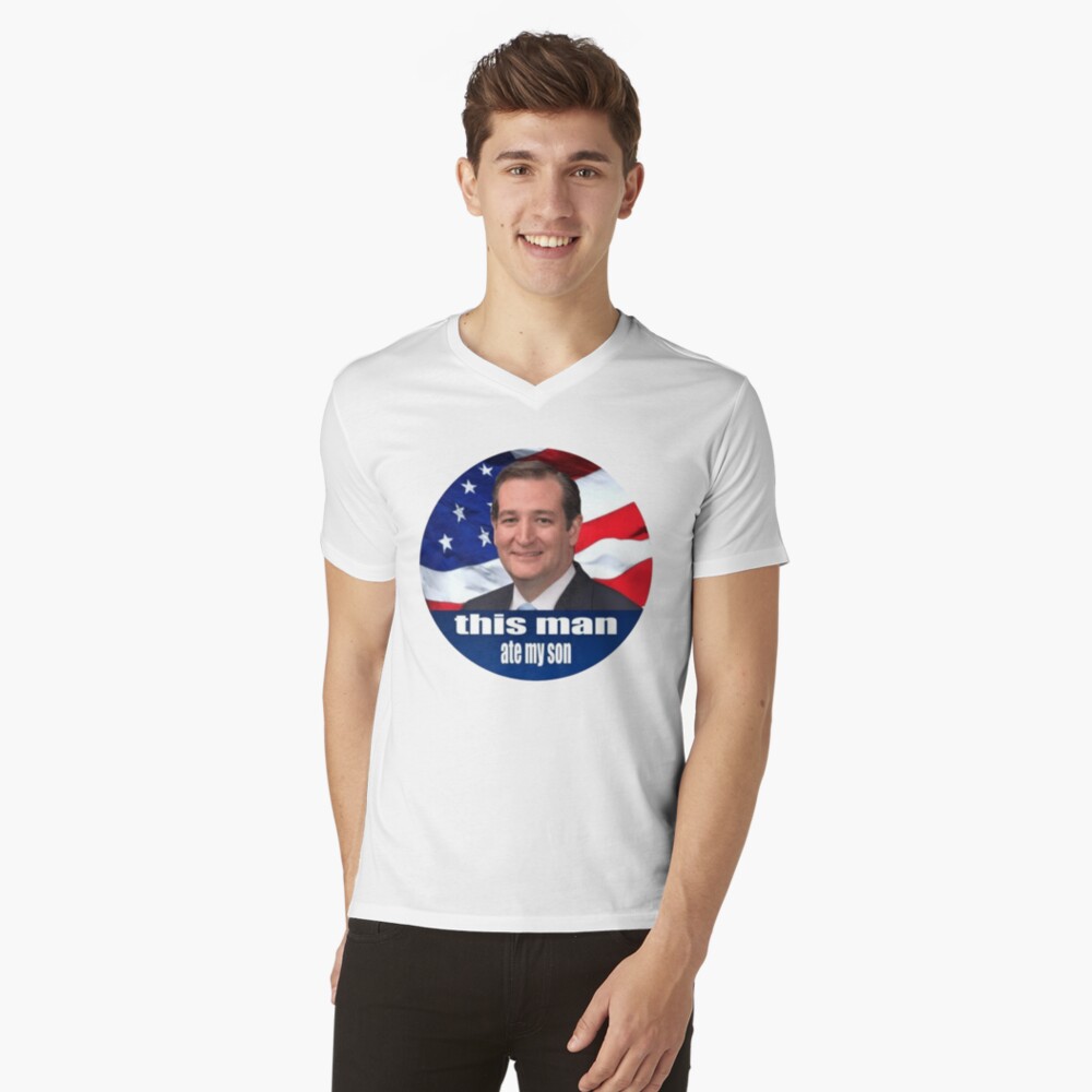 Ted Cruz is a monster 2016 V-Neck T-Shirt