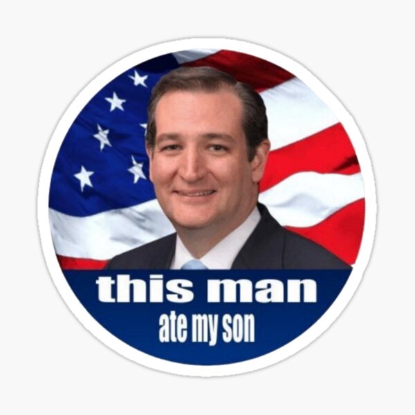 Ted Cruz is a monster 2016 Sticker