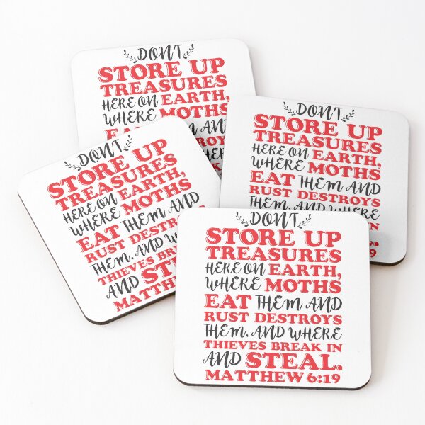 Item preview, Matthew 6:19 designed and sold by plushism.