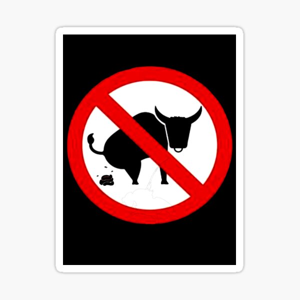 NO BS Sticker