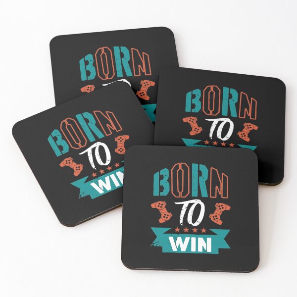 Item preview, Born To Win Novelty Gaming Quote  designed and sold by Tatt-Hooligans.